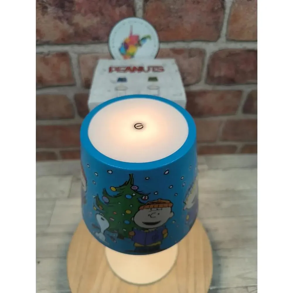 Peanuts Rechargeable Touch Indoor/Outdoor Lamp With Dimmer Holiday Carolers New